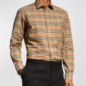 Authentic Check Burberry Long Sleeve Shirt